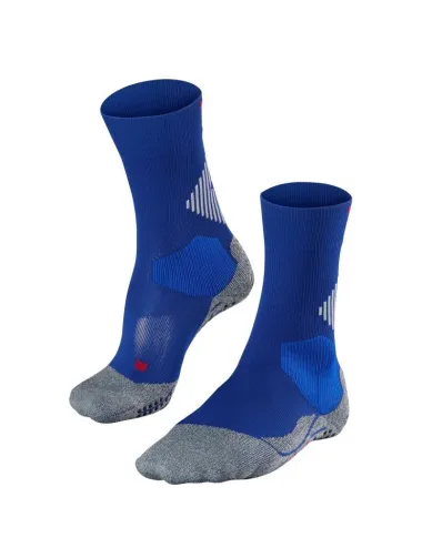 Chaussette unie 4 Grip Cus Falke bleu athletic