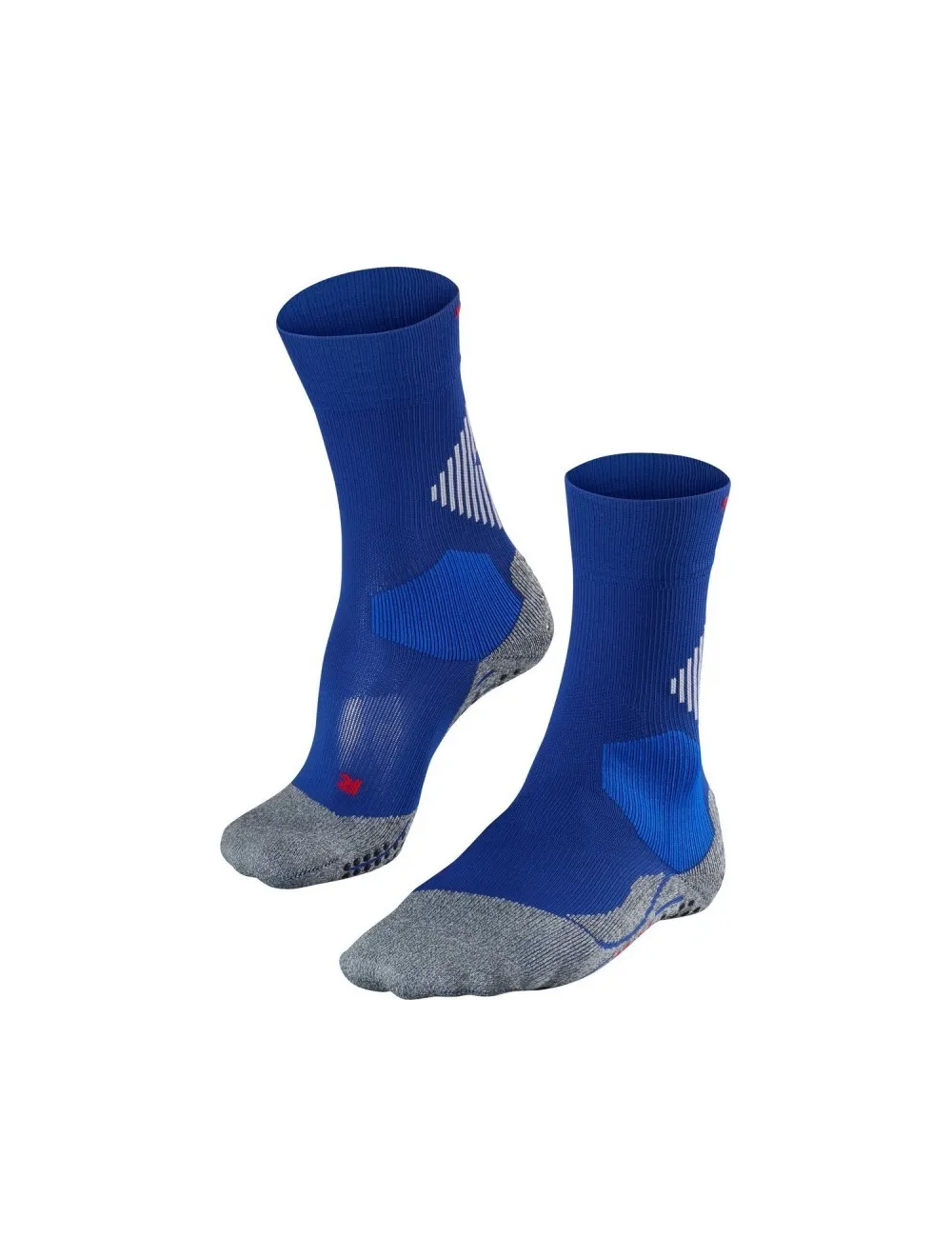 Chaussette unie 4 Grip Cus Falke bleu athletic