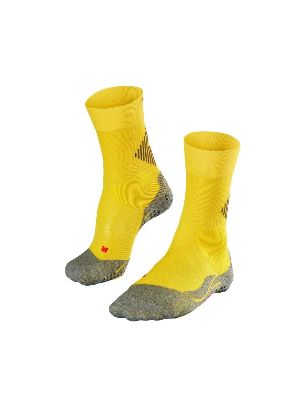 Chaussette unie 4 Grip Cus Falke jaune