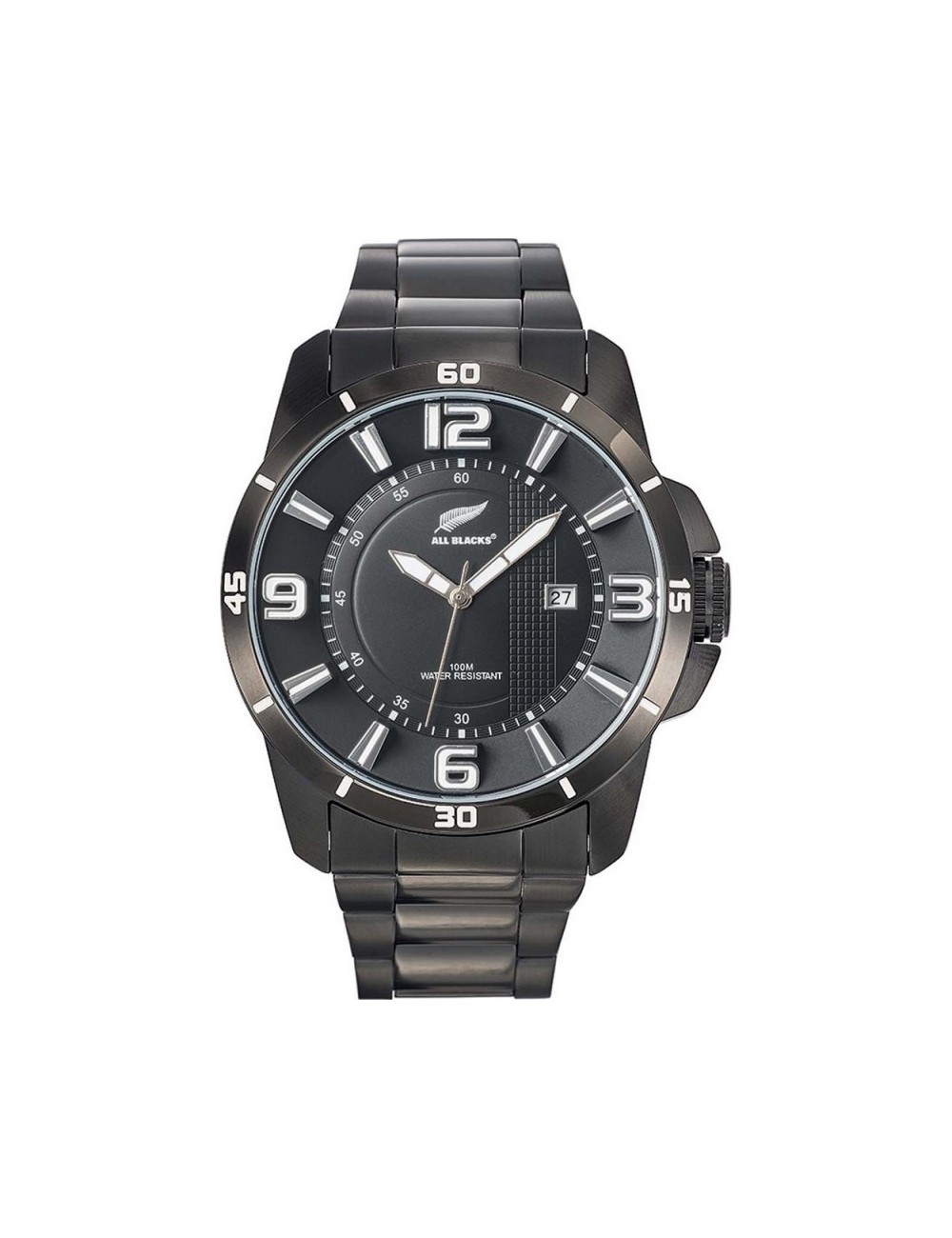 Montre aiguille métal All Blacks Certus noir