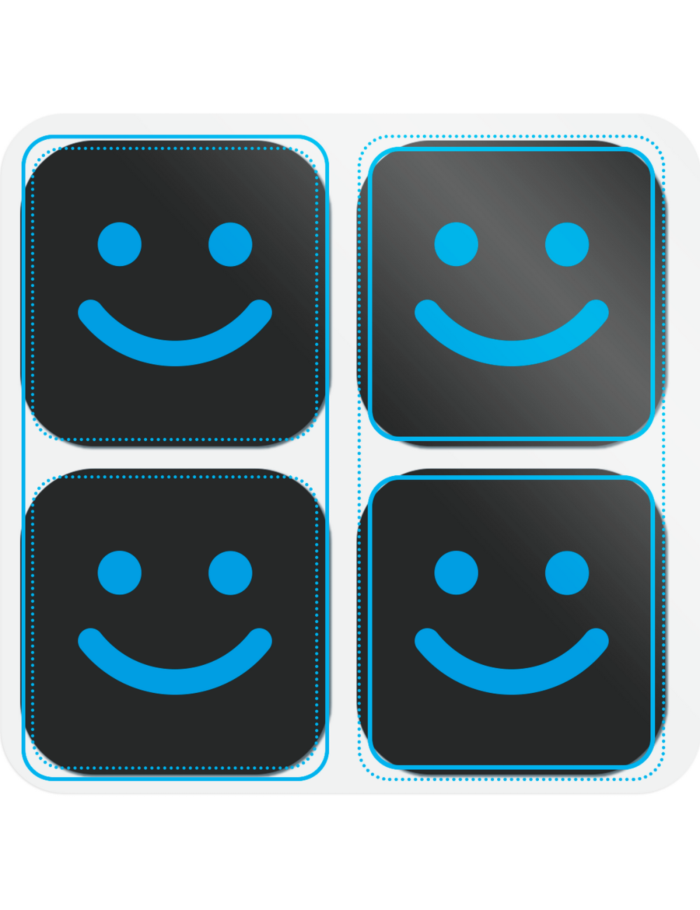 Pack de 12 Électrodes Bluepack S Bluetens