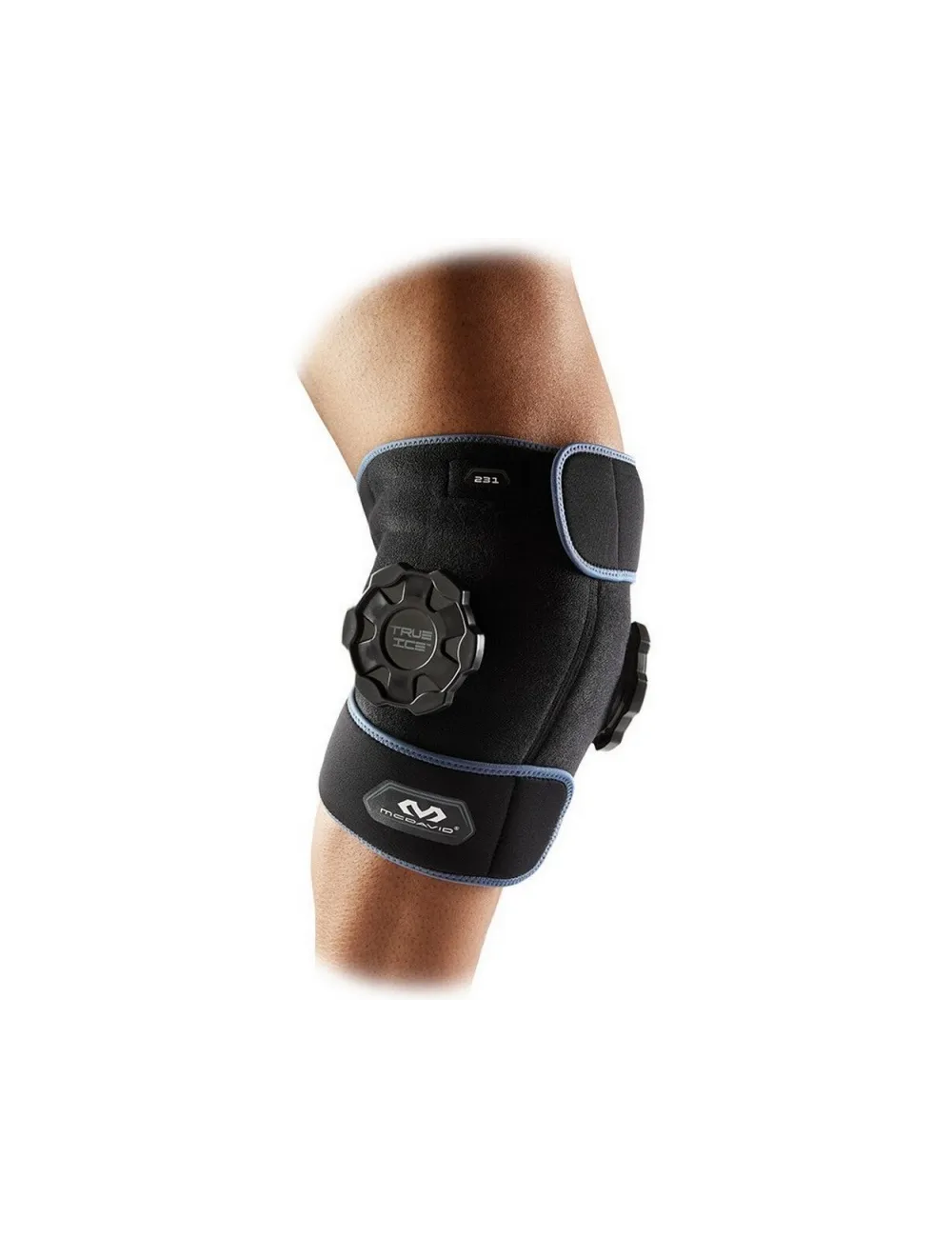 Genouillère Therapie TrueIce™ Mac David noir