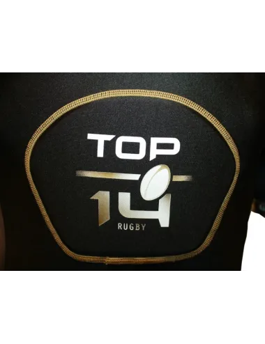 Epauliere rugby Top 14 Atomic Gilbert noir or