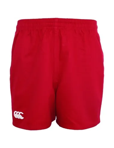 Short rugby Base Canterbury rouge