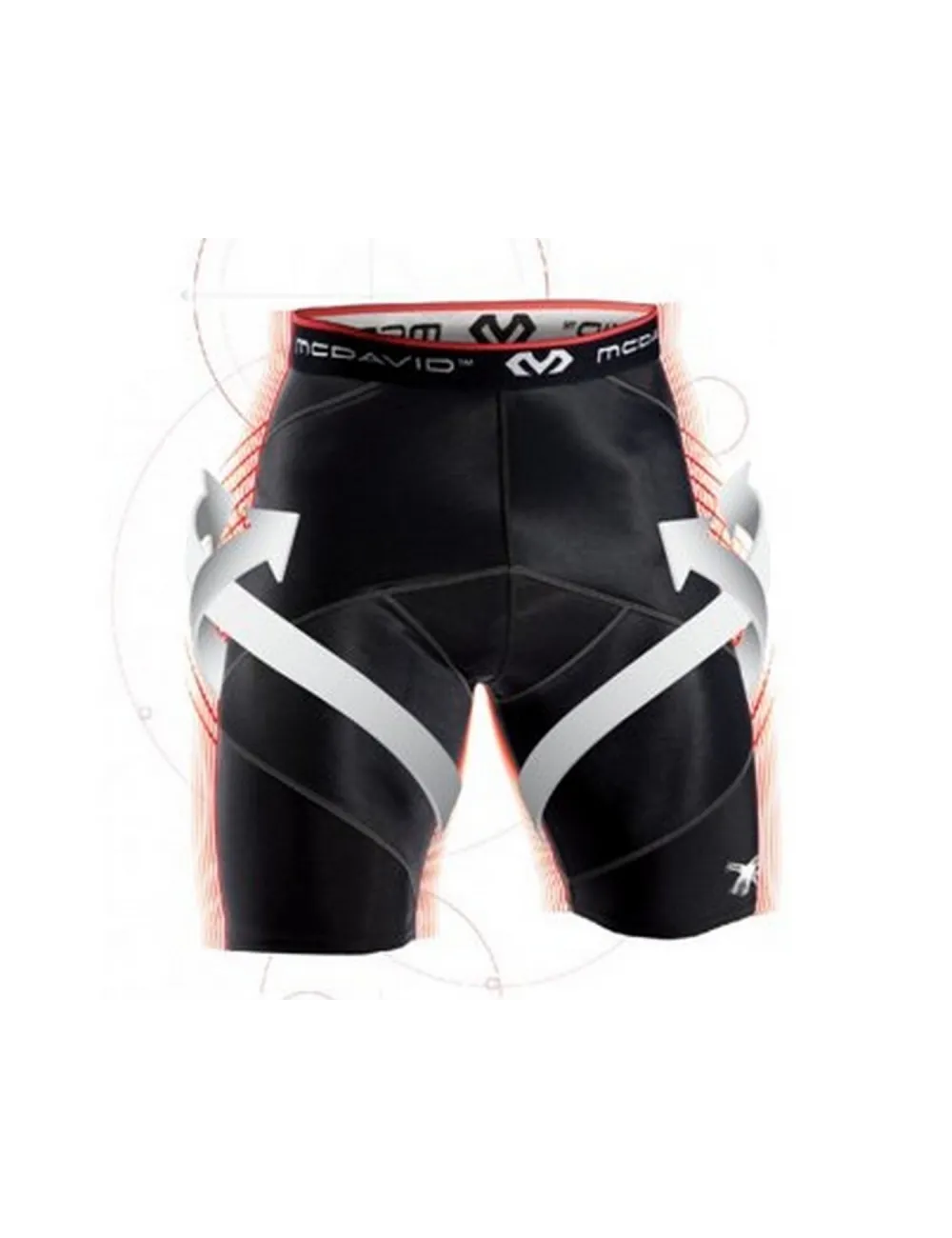 Short Contention Cross Compression Mc David noir