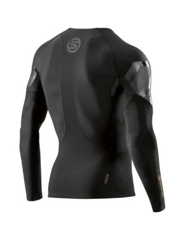 T-shirt homme A400 Compression manche longue Skins noir