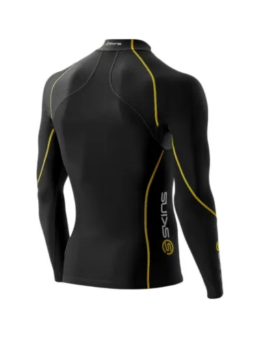 T-shirt A200 Thermal Compression Mock manche longue Skins noir jaune