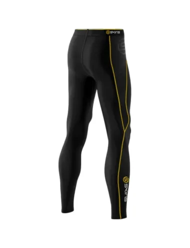 Legging A200 Thermal Compression Long Tights Skins noir jaune