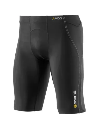 Sous short homme A400 Compression Half Tights Skins noir