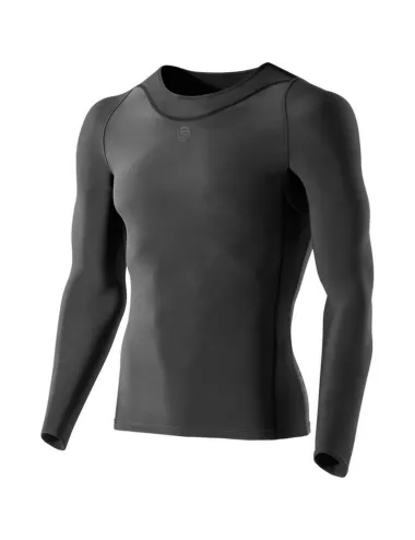 T-shirt homme RY400 Récupération Compression manche longue Skins noir