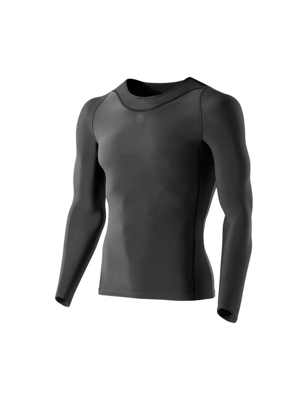 Tee shirt homme RY400 Récupération Compression manche longue Skins noir