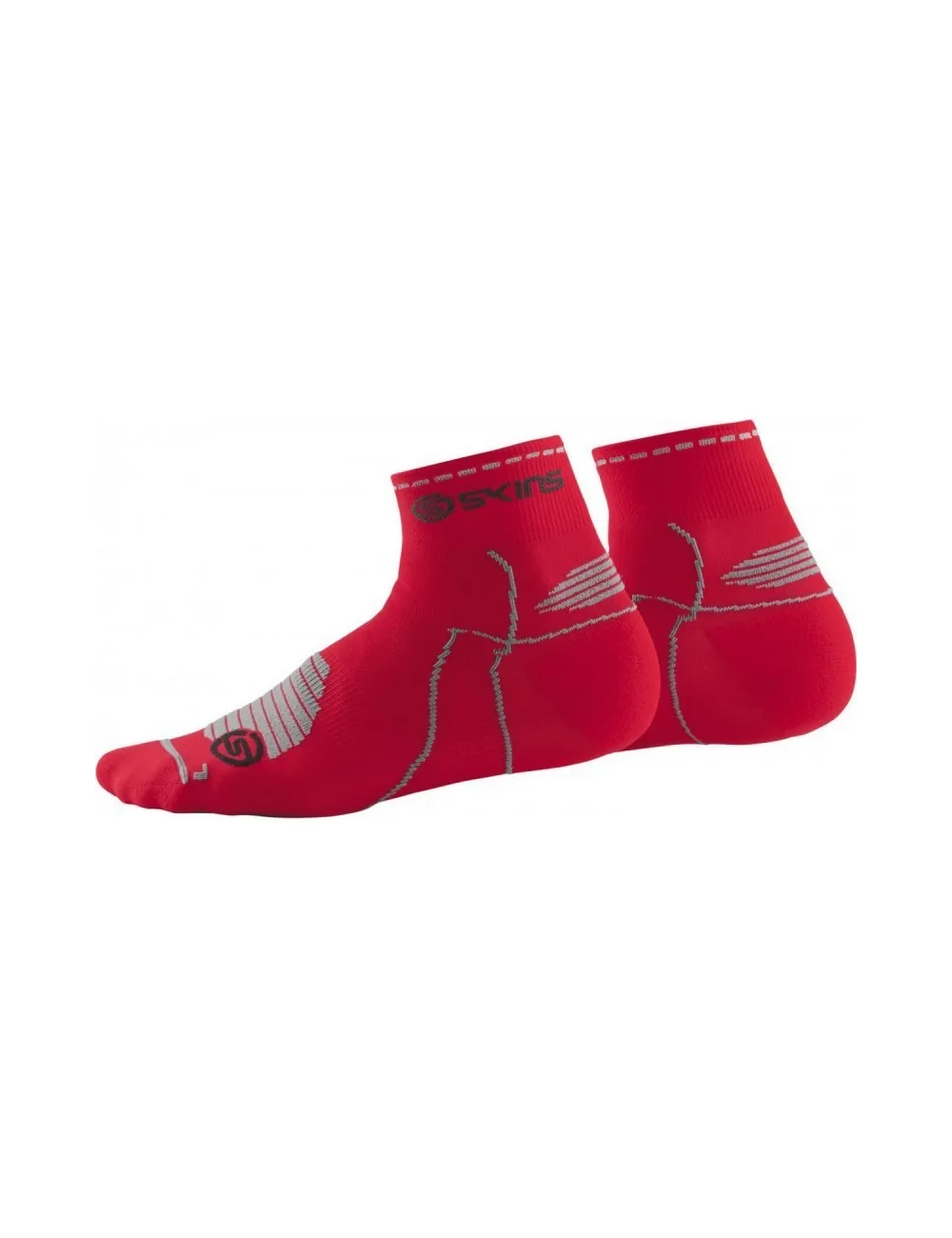 Chaussette Essentials Performance Quarter Length Skins rouge