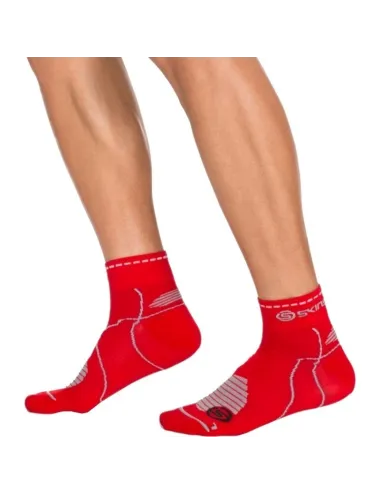 Chaussette Performance Quarter Length Skins rouge