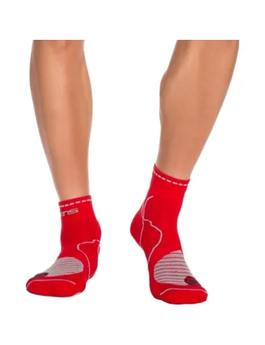 Chaussette Performance Quarter Length Skins rouge