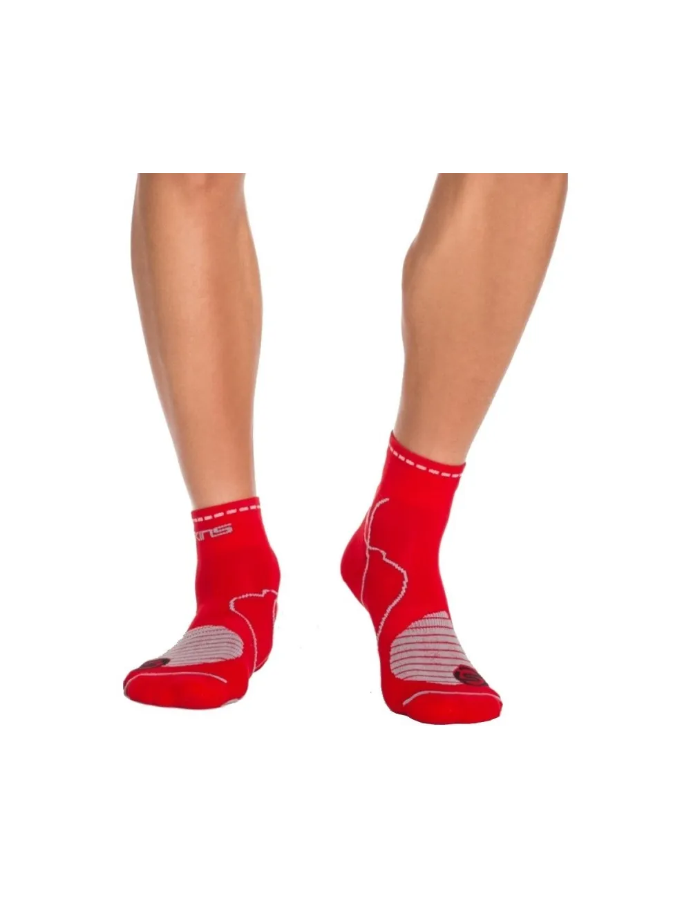 Chaussette Essentials Performance Quarter Length Skins rouge