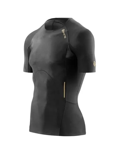 T-shirt homme A400 Compression manche courte Skins noir