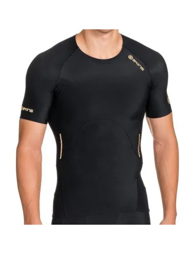 T-shirt homme A400 Compression manche courte Skins noir