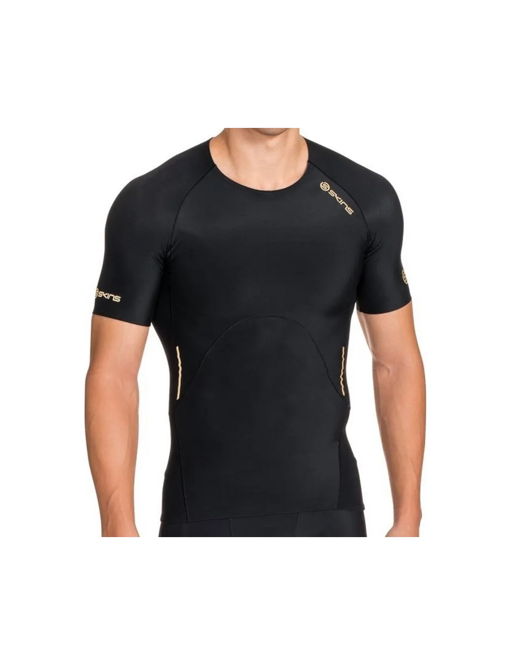 Tee shirt homme A400 Compression manche courte Skins noir