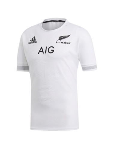 Maillot All Blacks exterieur 2018-19 Adidas blanc