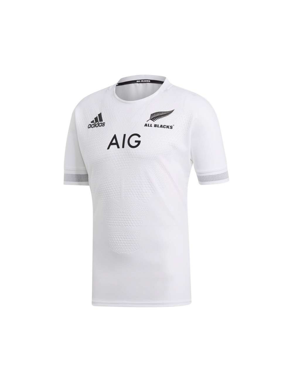 Maillot All Blacks exterieur 2018-19 Adidas blanc