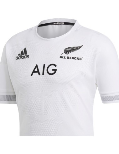 Maillot All Blacks exterieur 2018-19 Adidas blanc