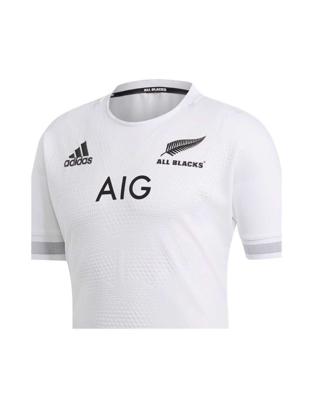 Maillot All Blacks exterieur 2018-19 Adidas blanc
