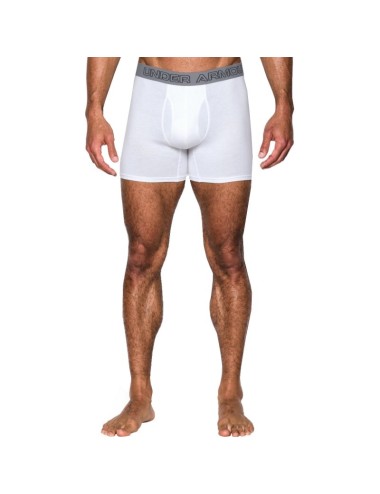Boxer x3 Charged Coton Stretch 6" Under Armour noir blanc rouge