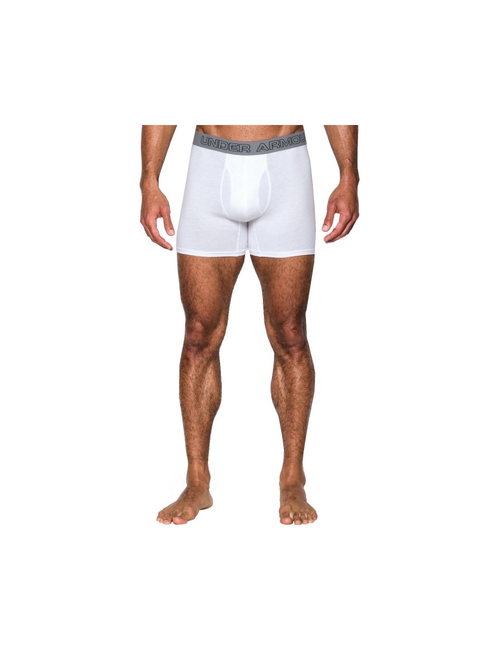 Boxer x3 Charged Coton Stretch 6" Under Armour noir blanc rouge