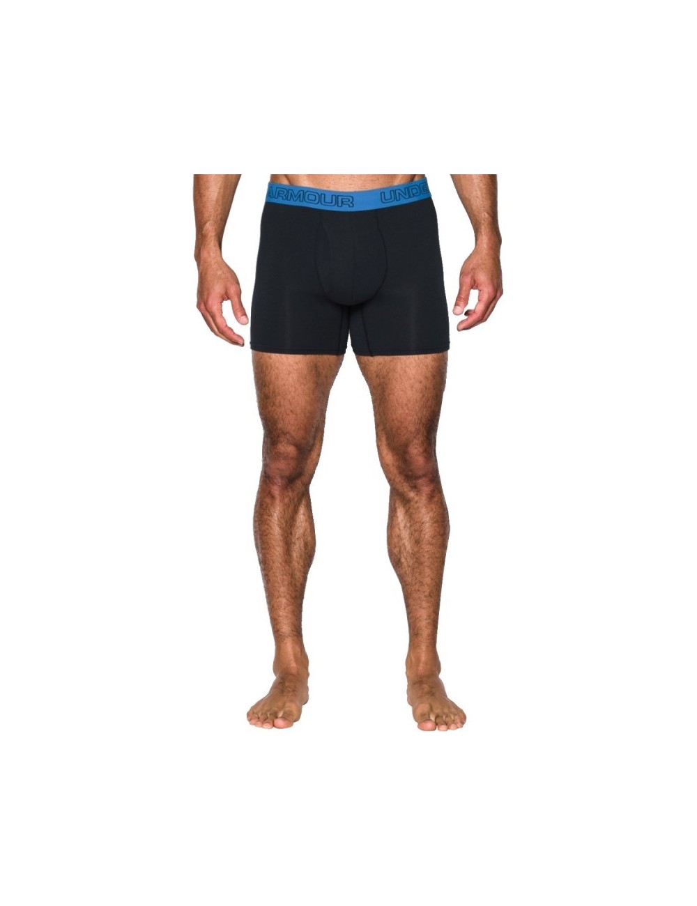 Boxer x3 Charged Coton Stretch 6" Under Armour noir blanc rouge