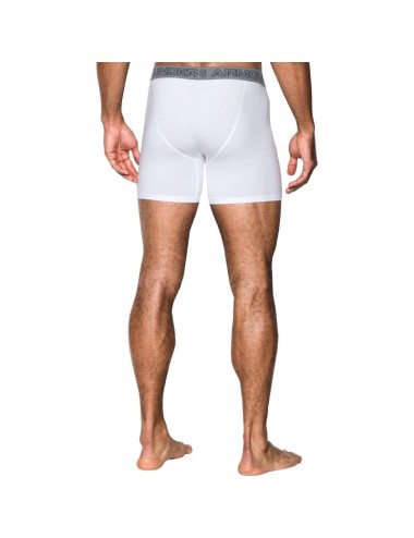 Boxer x3 Charged Coton Stretch 6" Under Armour noir blanc rouge