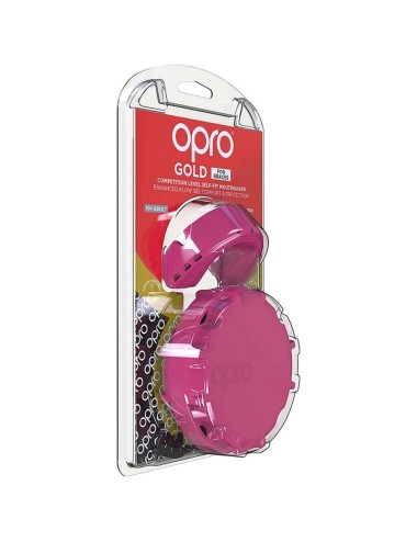 Protège dent Ortho Gold 4.0 Opro rose blanc