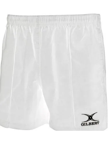 Short à poches rugby Kiwi Pro Gilbert blanc