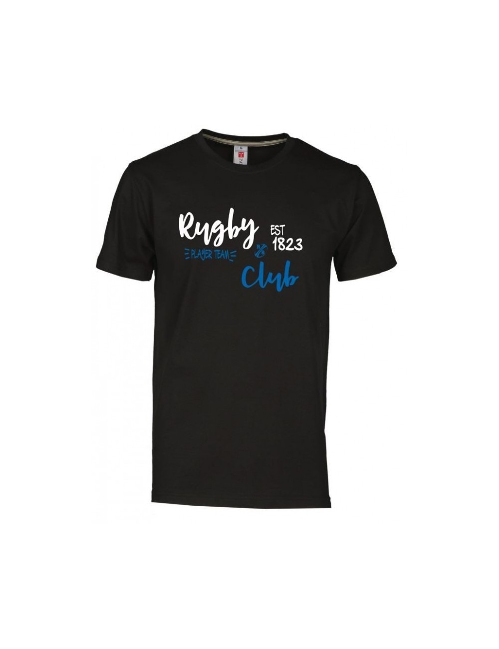 T-shirt rugby & club bleu rs blanc / noir junior