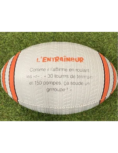 BALLON LES RUGBYMEN L'ENTRAINEUR