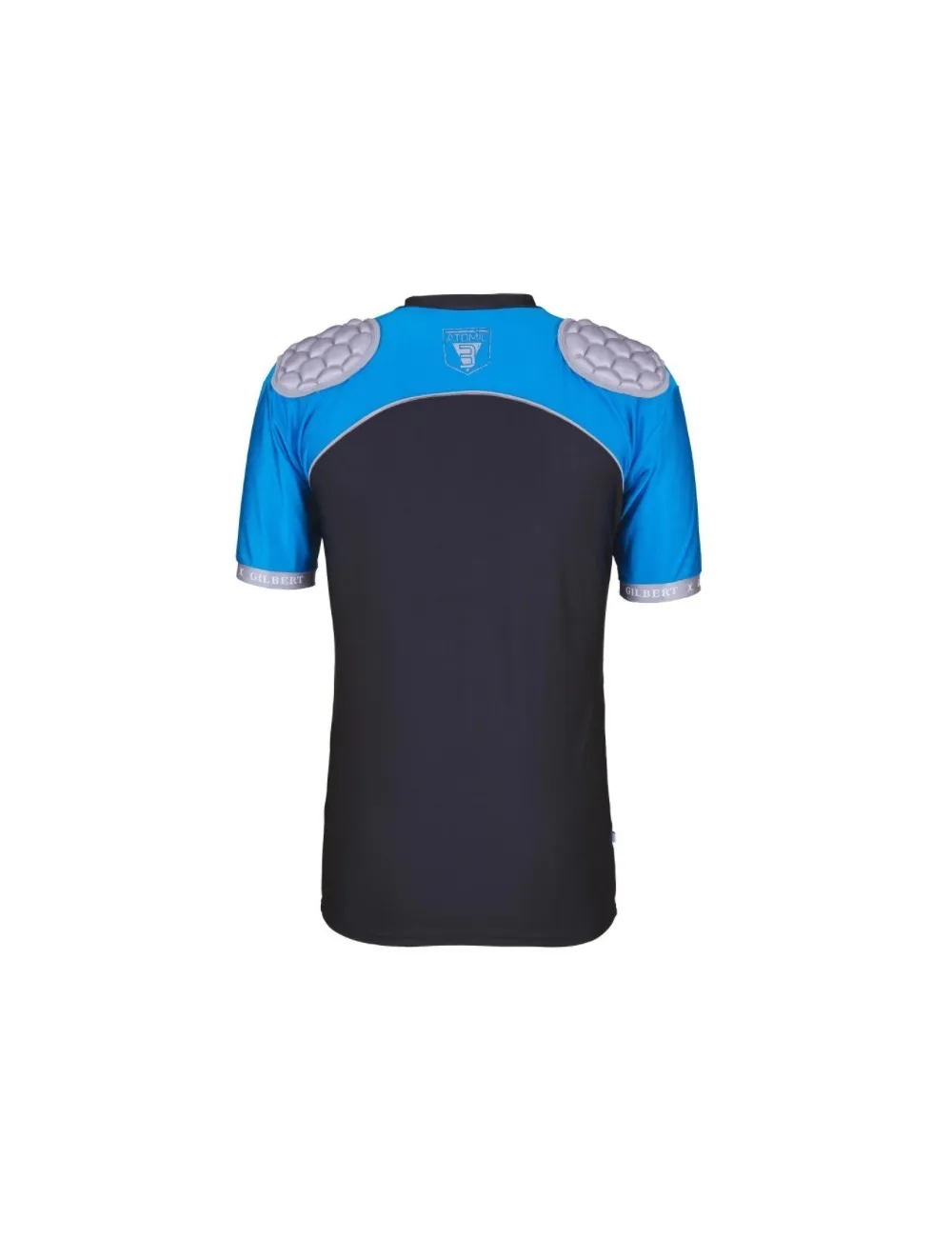 Epauliere enfant Atomic V3 Gilbert argent bleu noir