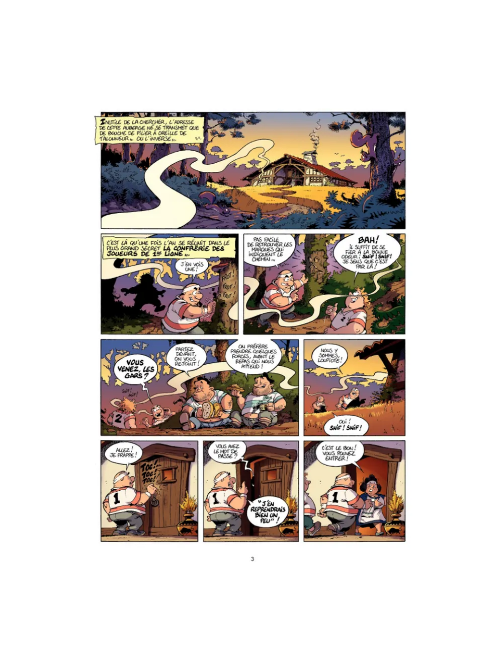 BD Les Rugbymen "On a déboulé a Marcatraz" Tome 14