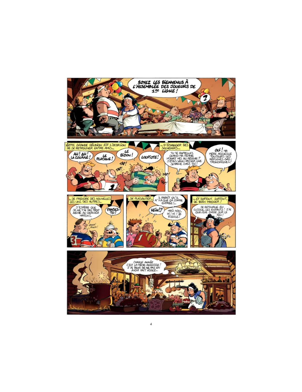 BD Les Rugbymen "On a déboulé a Marcatraz" Tome 14
