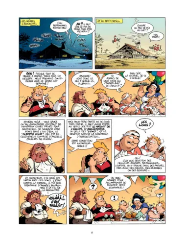 BD Les Rugbymen "On a déboulé a Marcatraz" Tome 14