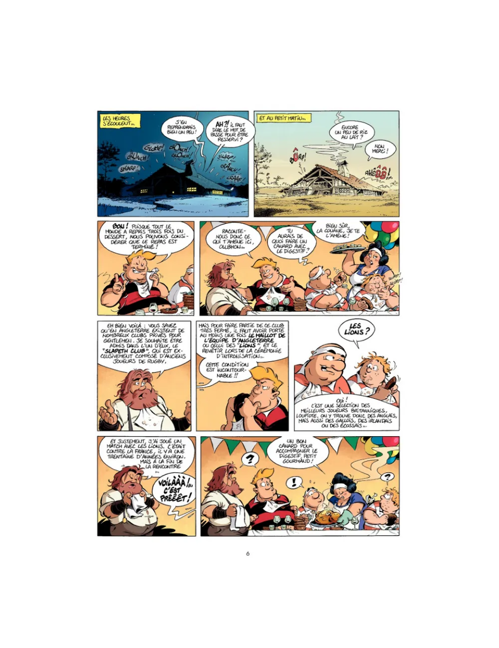 BD Les Rugbymen "On a déboulé a Marcatraz" Tome 14