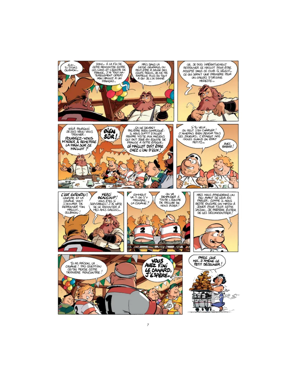 BD Les Rugbymen "On a déboulé a Marcatraz" Tome 14
