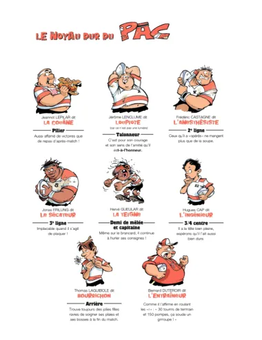 BD Les Rugbymen "On a déboulé a Marcatraz" Tome 14