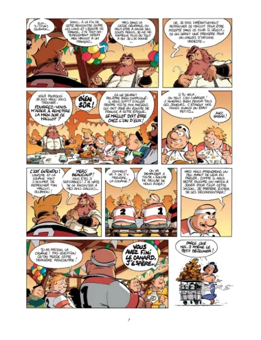 BD Les Rugbymen "On est 15 comme les cinq doigts de la main" Tome 15