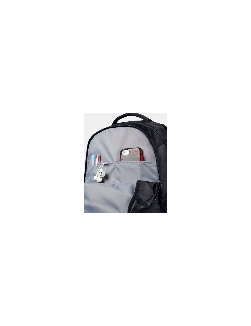 UA Hustle 4.0 Backpack-BLK