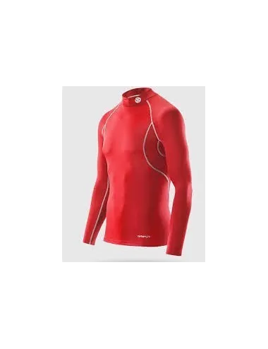 T-shirt enfant Carbonyte Baselayer manche longue Skins rouge