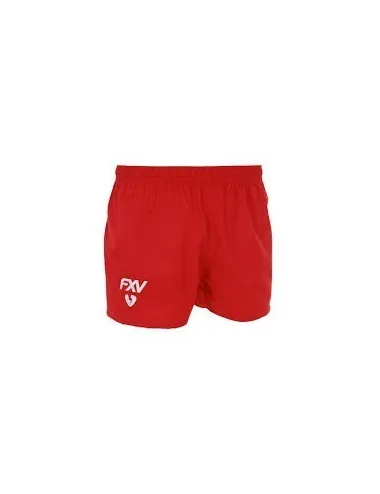 Short de rugby pixy FXV rouge