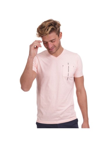 TEE SHIRT MC CHINE POCHE RUGBY  B.DRESS s.crystal rose