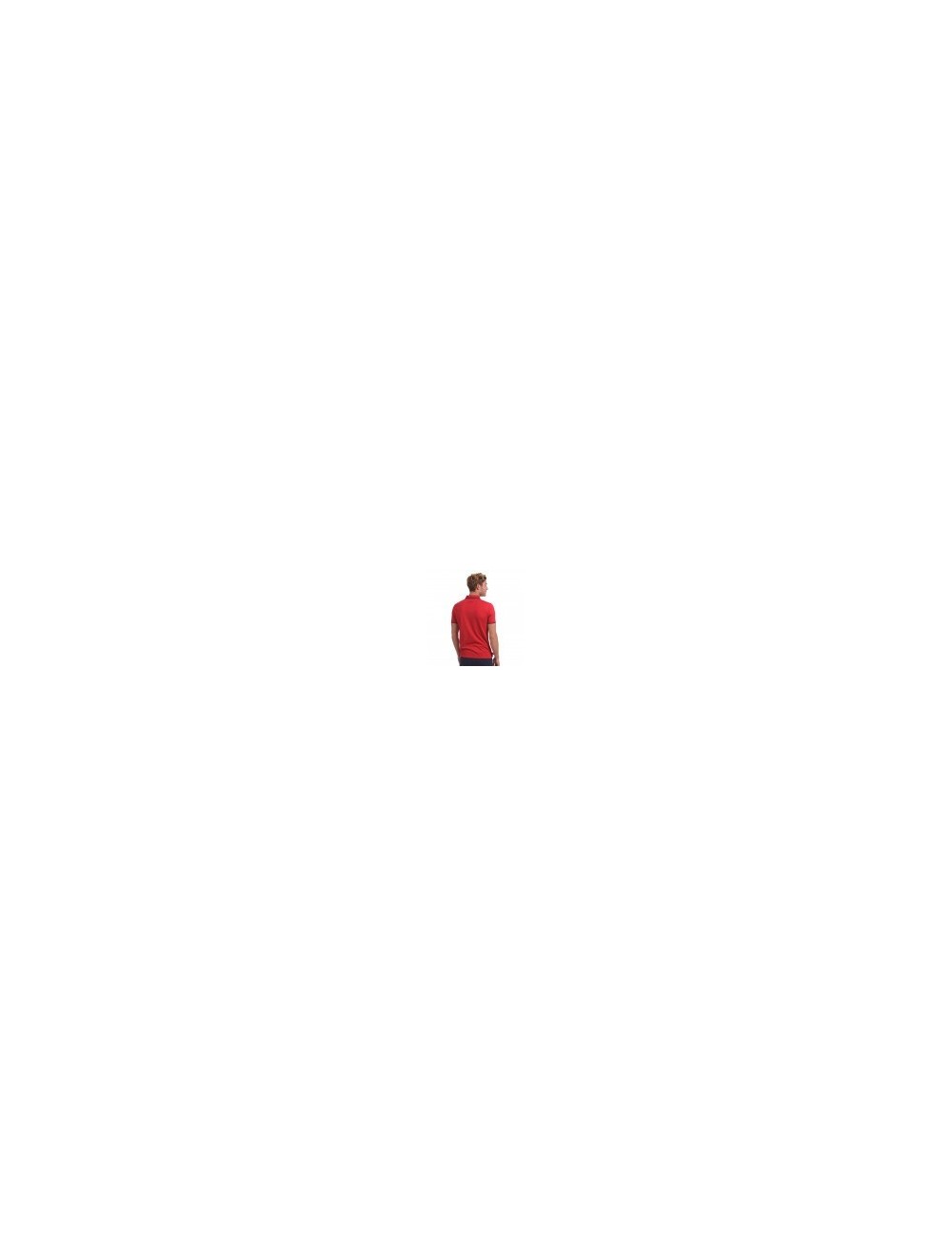 Polo mc pique rouge