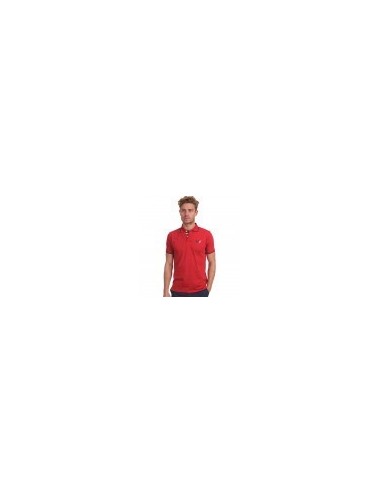 Polo mc pique rouge