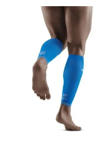 PAIRE MANCHONS COMPRESSION ULTRALIGHT CALF SLEEVES CEP MEN BLEU