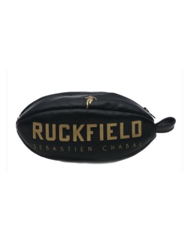 Trousse en cuir noire